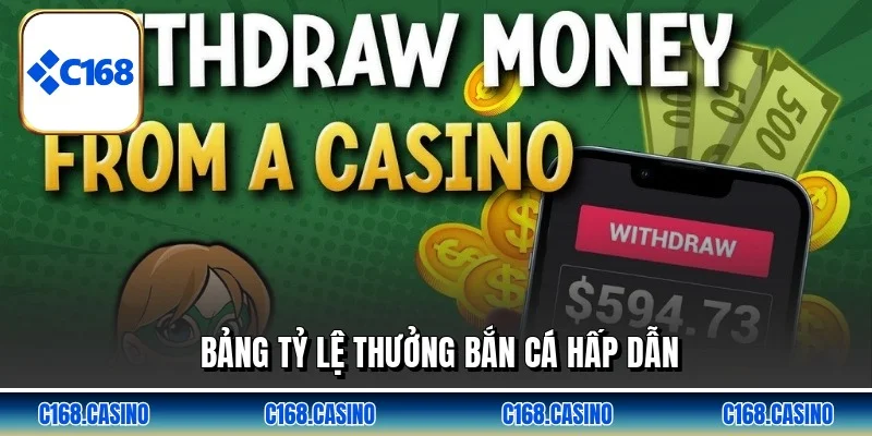 Bảng tỷ lệ thưởng bắn cá hấp dẫn Bảng tỷ lệ thưởng bắn cá hấp dẫn