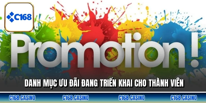 Danh mục ưu đãi đang triển khai cho thành viên Danh mục ưu đãi đang triển khai cho thành viên
